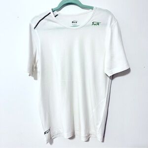 Iguana Skinz Women XL 70% Bamboo 30% Cotton White Logo Tee Golf Sport Athletic